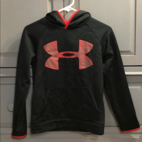 Under Armour Other - Boys UNDER ARMOUR HOODIE SZ MEDIUM Black/Red